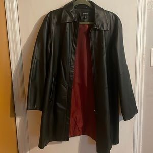 Colebrook Black leather jacket M